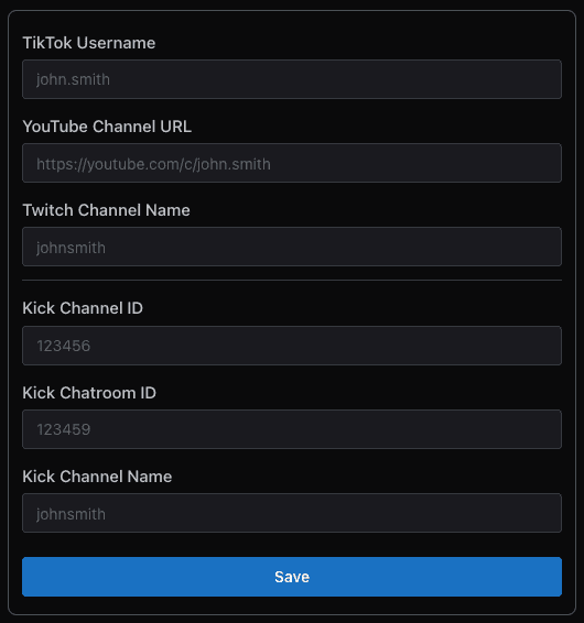 Chat Settings