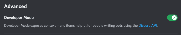 Enable Dev Mode