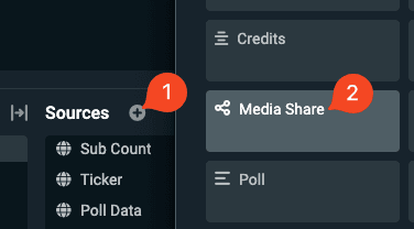 Media Share Widget