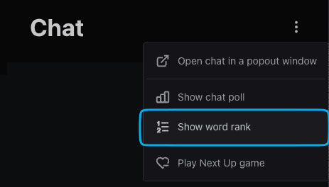 Word Rank