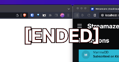 Subathon Ended Widget