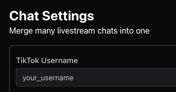 TikTok Setting